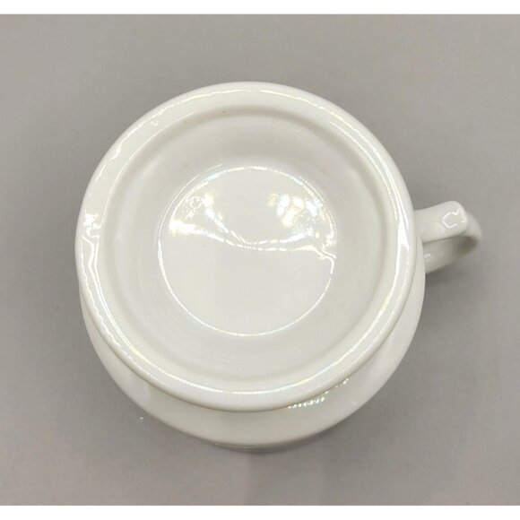 The Morton Salt Girls Pedestal Coffee Cup 150 Year Anniversary Advertising - Picture 6 of 7